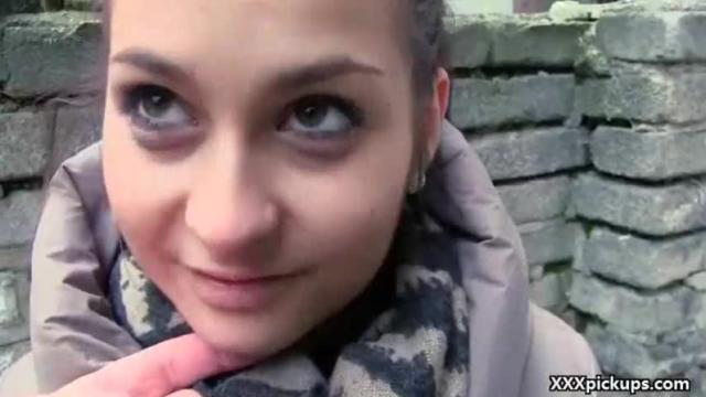 Public Pickups Czech Sexy Amateur Slut Fucks In Public For Euros 08